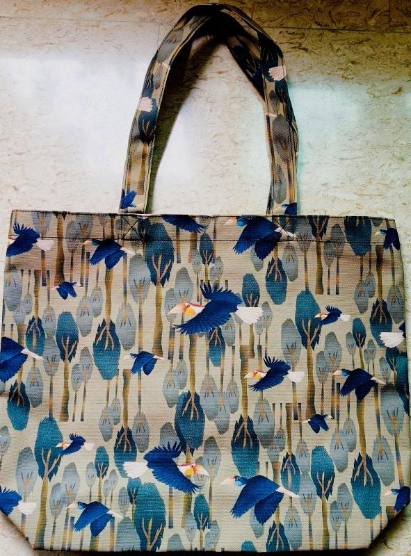 Plain-pouched Hornbill Tote Bag